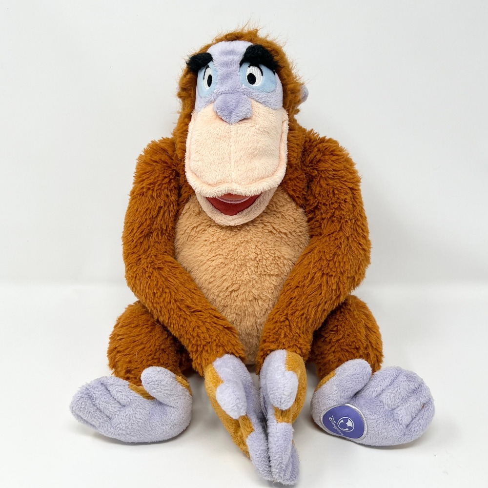 Disney Store Jungle Book King Louie Plush Clasping Hands Toy Orangutan